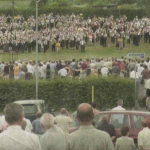Rund 100 Musiker spielten auf dem Hundsänger "Bolzplatz" zum Fest