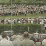 Rund 100 Musiker spielten auf dem Hundsänger "Bolzplatz" zum Fest